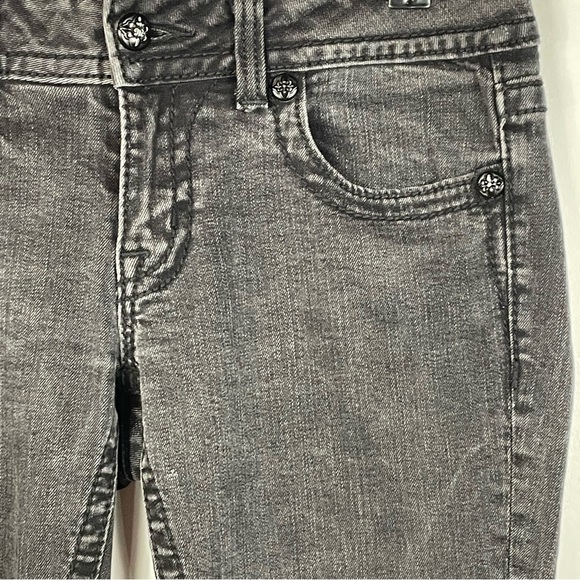 Miss Me Medium Wash Black Skinny Jeans Stretch Denim 31x29 Juniors Size 29 - Picture 4 of 16